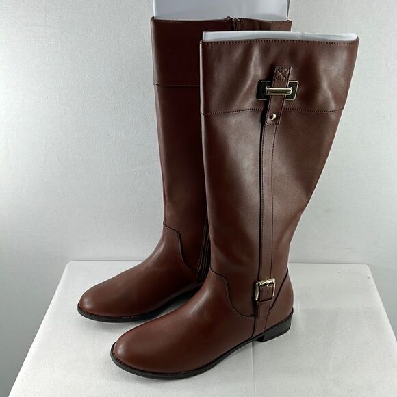 Karen Scott Shoes - Karen Scott Deliee2 Riding Boots, Cognac size 9M